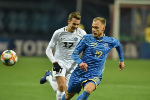 Украина минимально обыграла Эстонию в товарищеском матче (обновлено)