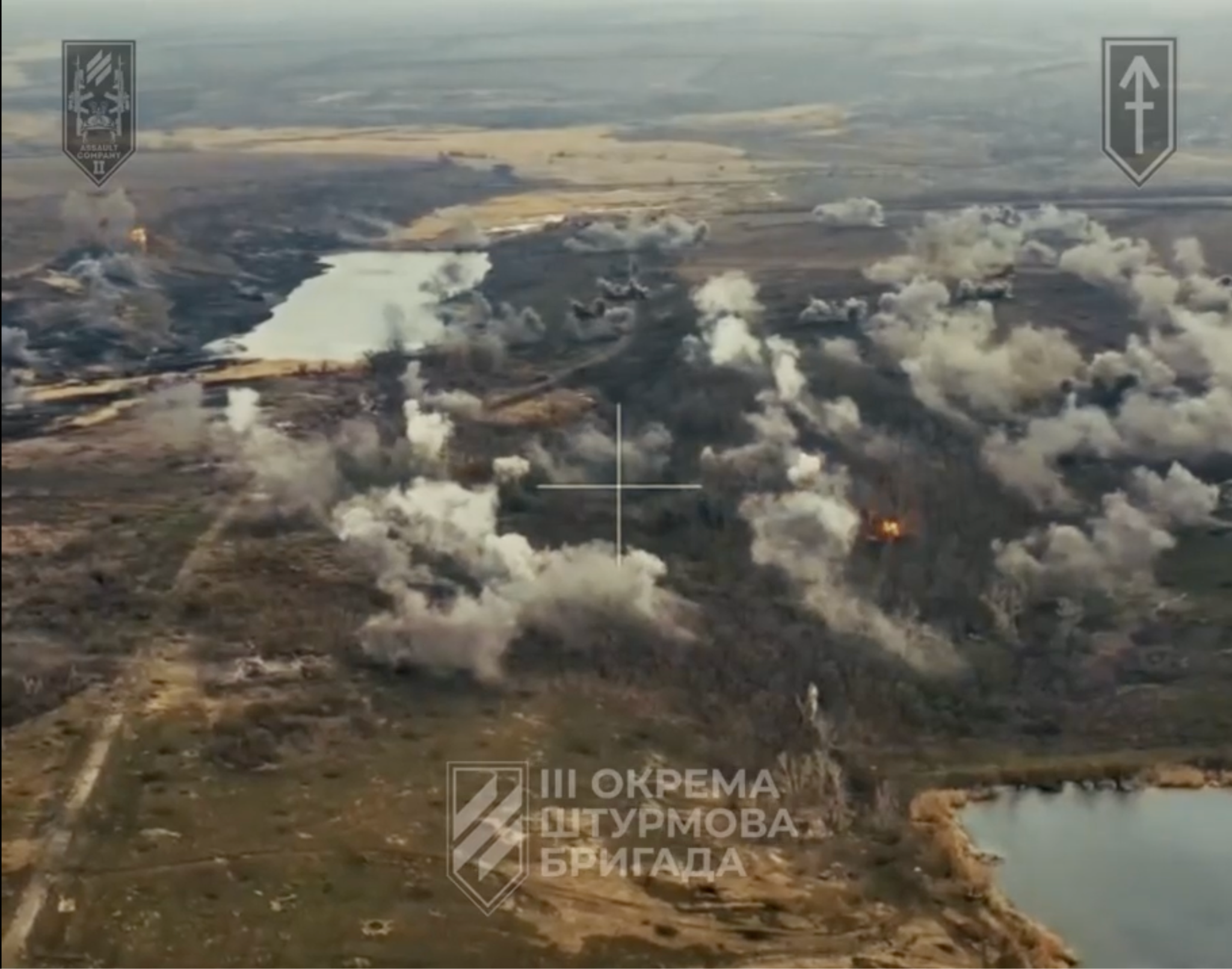 «Трійка» атакує позиції окупантів поблизу звільненого н.п. Надія