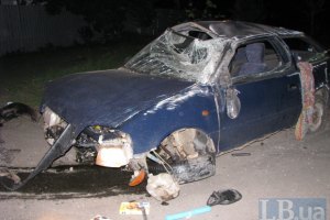 П'яні кияни потрапили в аварію у чужій машині