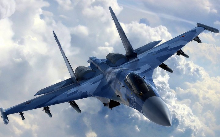 США показали відео атаки на дрон MQ-9 Reaper російськими винищувачами Су-27