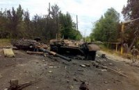 Штаб АТО: боевики понесли потери в Снежном и при отходе военных из аэропорта Луганска