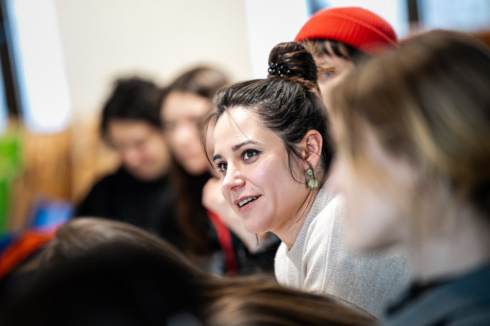 Під час майстер-класу Сіни та Артура Кьостлерів