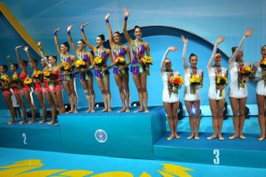 Украинские гимнастки завоевали "бронзу" на домашнем ЧМ