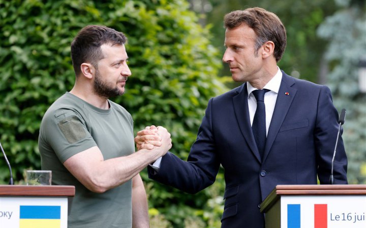 Макрон – українцям: «Франція з вами до перемоги» 