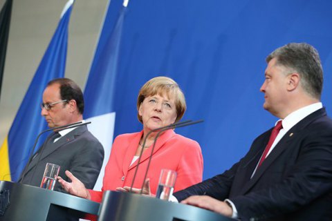 Порошенко, Меркель, Олланд і Путін обговорять поліцейську місію на Донбасі