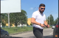 Охранник Ляшко угрожал пистолетом во время дорожного конфликта, - соцсети (обновлено)