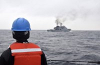 Військові кораблі України та Румунії провели спільні навчання в Чорному морі
