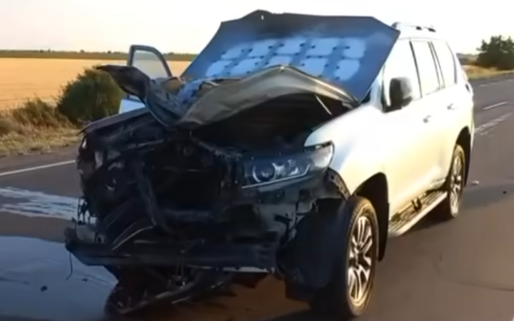 Російський дрон атакував автомобіль головного рабина Херсона