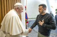Зеленський провів розмову з Папою Римським Франциском
