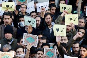 У Тегерані противники карикатур на пророка Мухаммеда зажадали "смерті Франції"