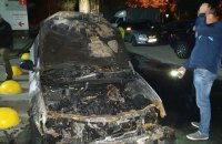 Ночью в Броварах сожгли автомобиль программы "Схемы" (обновлено)