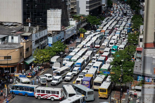 Страйк водіїв автобусів у Каракасі