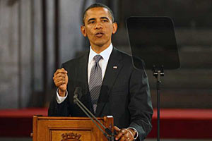 Обама: США и Великобритания поведут мир за собой 