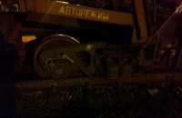 Поезд перекрыл трассу Киев - Чоп возле Львова  