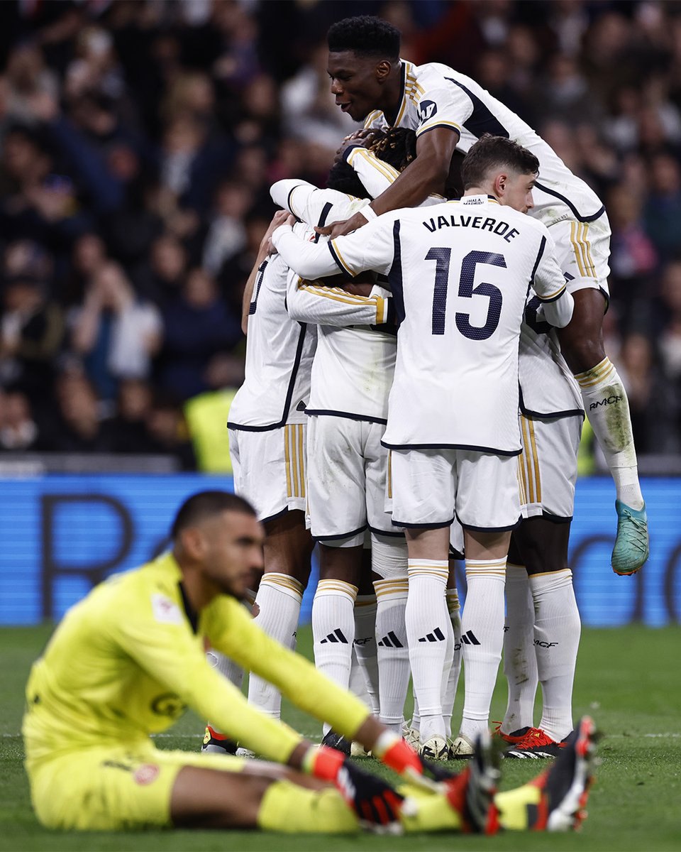 «Реал Мадрид» святкує другий гол у ворота «Жирони»