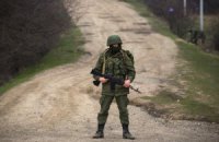 У прикордонному селі на Донбасі з'явився блокпост "зелених чоловічків"