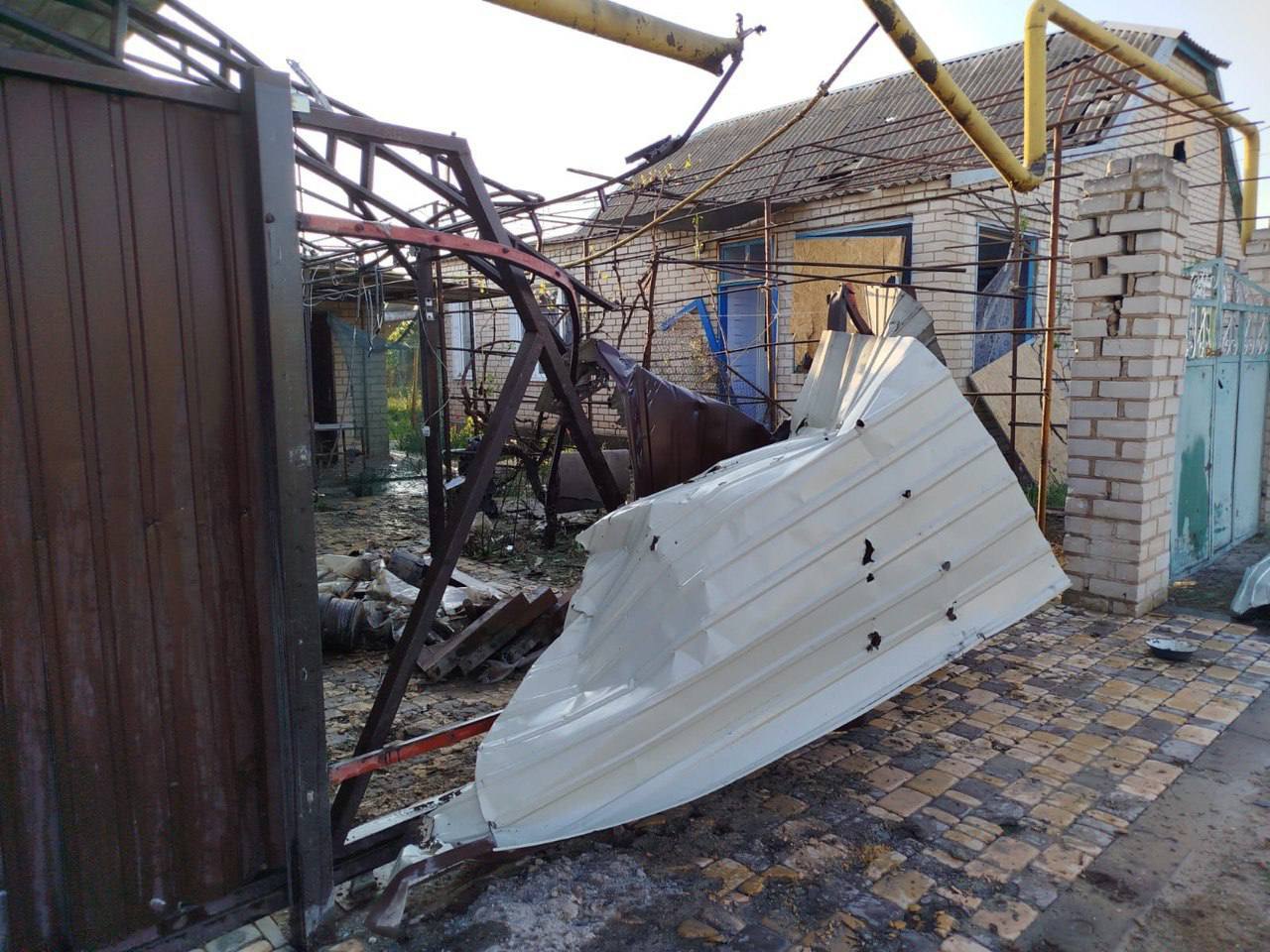 Наслідки російського обстрілу Білозерки на Херсонщині 5 травня 2025 року