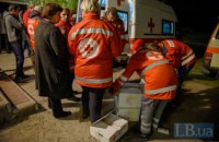 Червоний Хрест передав гумдопомогу для евакуйованого населення в районі Ічні