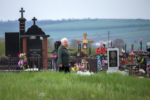 ​В Ровно пенсионерка пыталась пробраться на закрытое кладбище и застряла на заборе