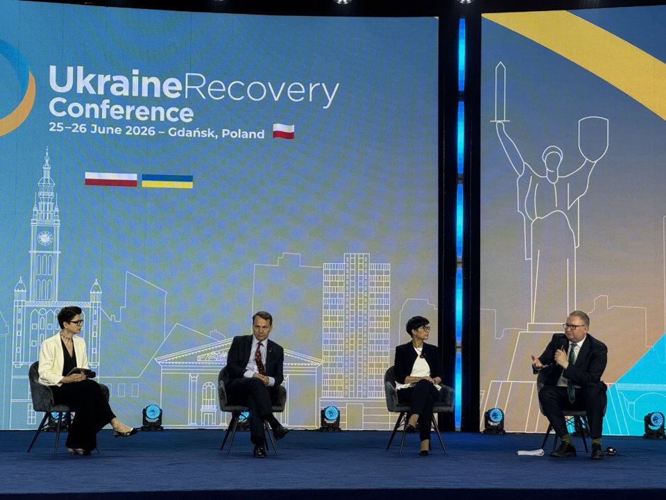Тарас Качка взяв участь у панельній дискусії на полях Конференції з відновлення (URC2026) , що відбуласяу місті Гданськ, Польща. У дискусії також взяли участь Єврокомісарка з питань розширення Марта Кос та Міністр закордонних справ Польщі Радослав Сікорський