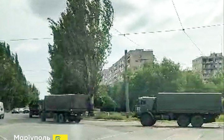 Росіяни перекинули групу танків та вантажівок з Маріуполя в бік Бердянська