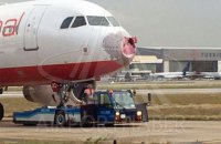 Град розбив скло в українського Airbus A320 у Стамбулі