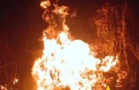 На Донеччині партизани "Атеш" спалили російський танк