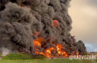 В окупованому Росією Севастополі спалахнула нафтобаза