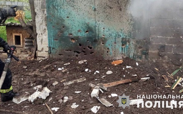 Унаслідок ракетного обстрілу Дружківки на Донеччині поранені троє поліцейських