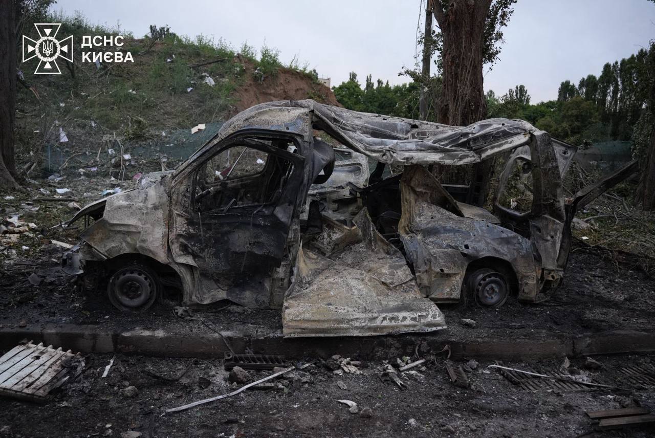 Наслідки російської атаки по Києву 31липня