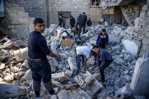 В результате авиаударов вблизи Дамаска погибли 35 человек
