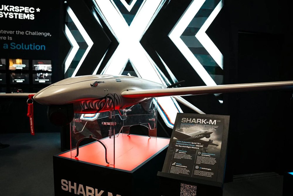 Безпілотник SHARK-M компанії Ukrspecsystems під час MSPO-2026.