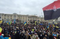 Марши мира собрали тысячи человек в Краматорске и Харькове