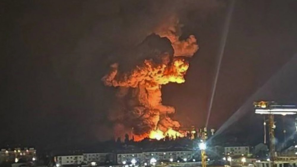 Вибух у порту Новоросійська.
