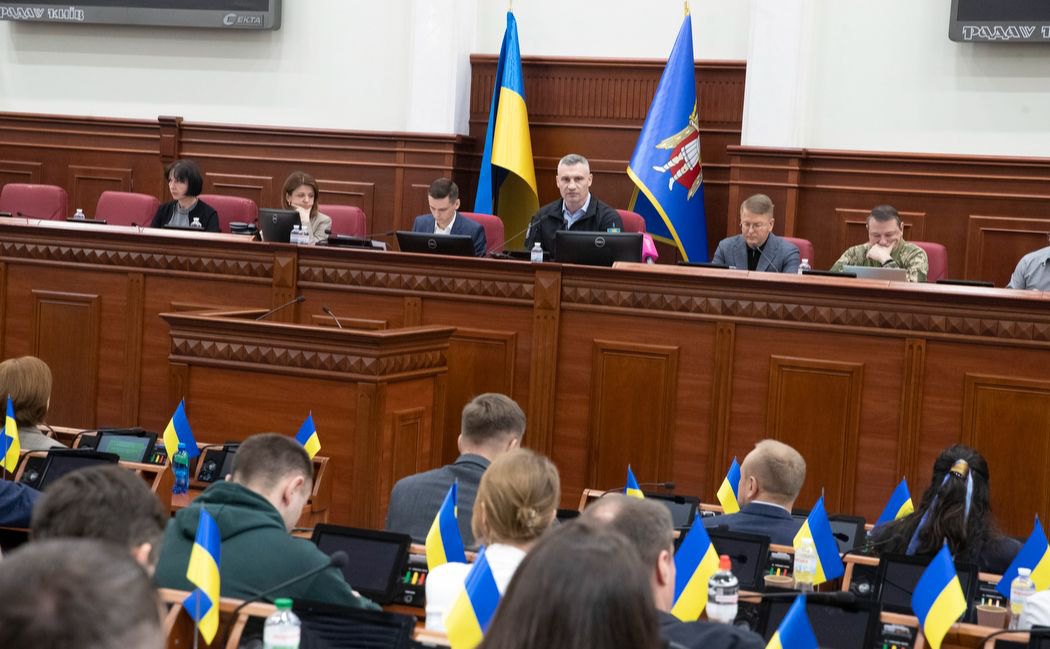 Кличко веде засідання Київради.