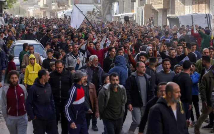 У Газі відбувся найбільший з часу початку війни протест проти ХАМАСу