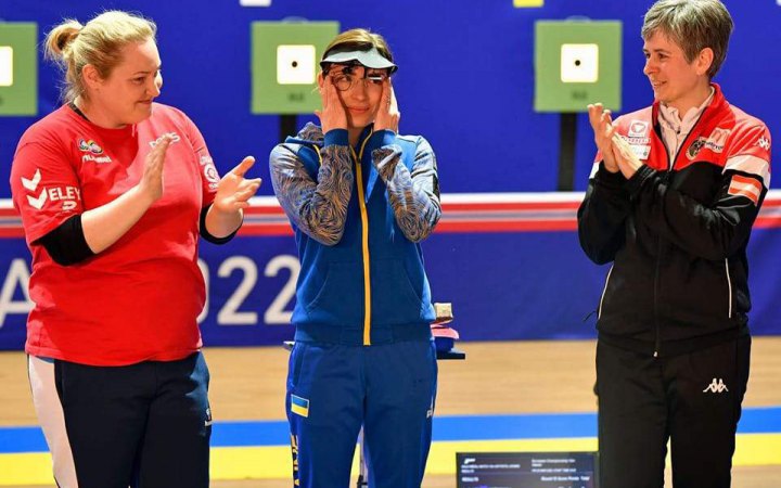 Українка Костевич стала чемпіонкою Європи у стрільбі з пістолета