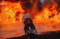 Рятувальники ліквідували масштабну пожежу, спричинену обстрілом Бориспільської громади 