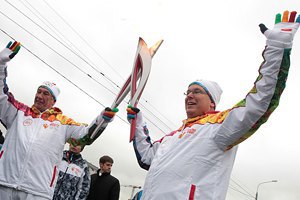 Олимпийский огонь повторно погас в России