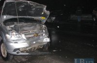 ДТП в Киеве: столкнулись три автомобиля