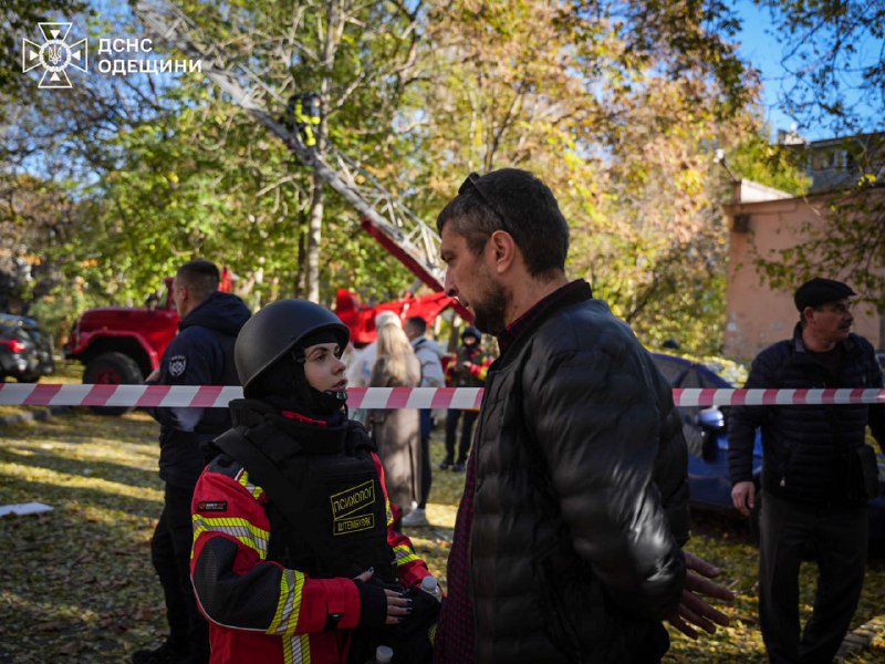 Наслідки обстрілу Одеси