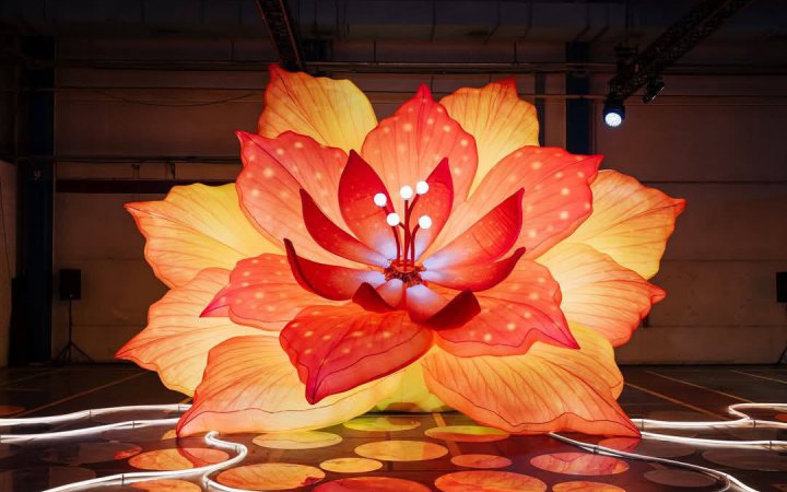 Величезний кіт та схід сонця: у Києві відкрили виставку, яка сприяє відновленню психічного здоров'я 