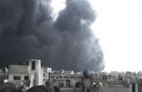 В сирийском Хомсе начался гигантский пожар