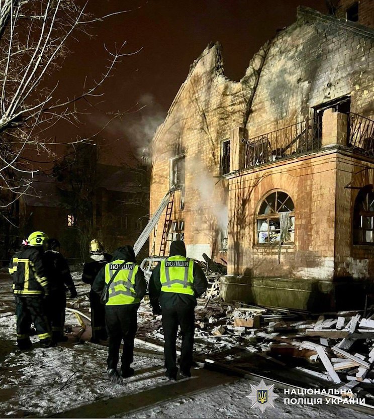 Удар по Києву 9 січня