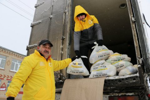 Понад 11 тисяч продуктових наборів доставлять мобільні волонтери в березні