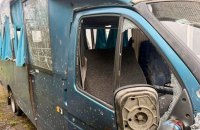 На Нікопольщині росіяни атакували дроном маршрутку, є поранені