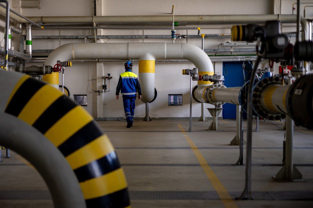 Підземне сховище газу, що експлуатується компанією Gas Storage CZ, поблизу Пршибраму, Чеська Республіка, 9 січня 2025 р.