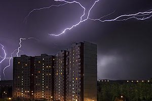 Ночью в Киеве обещают сильный дождь