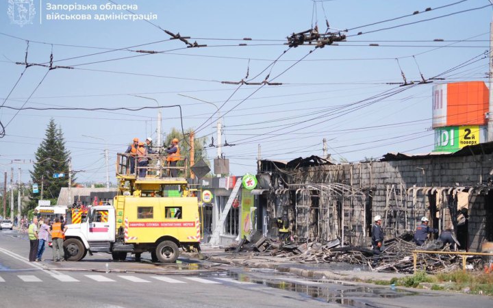 Кількість постраждалих внаслідок удару росіян по Запоріжжю зросла