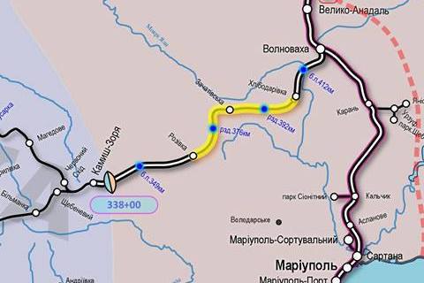 "Укрзализныця" расширила пропускную способность железной дороги в Мариуполь